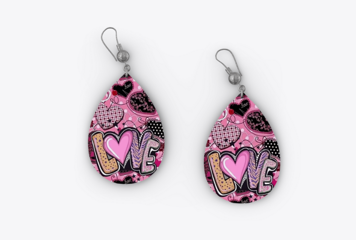 Teardrop Shaped Earrings