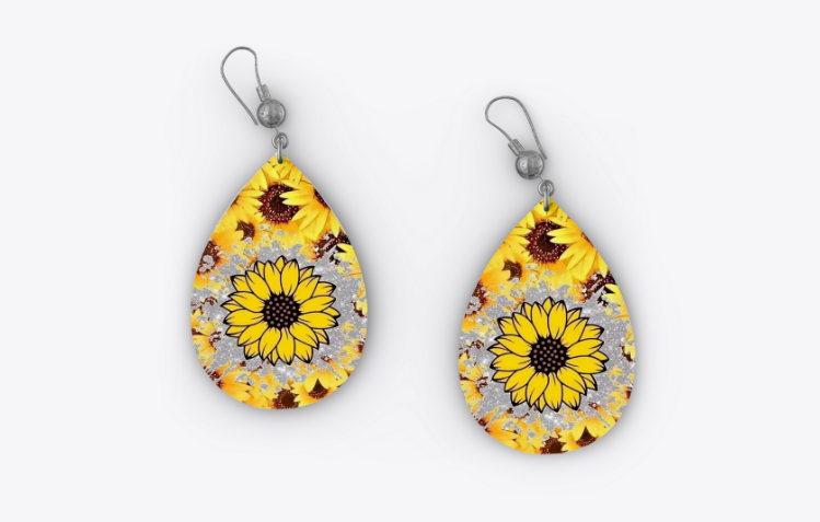 Teardrop Shaped Earrings