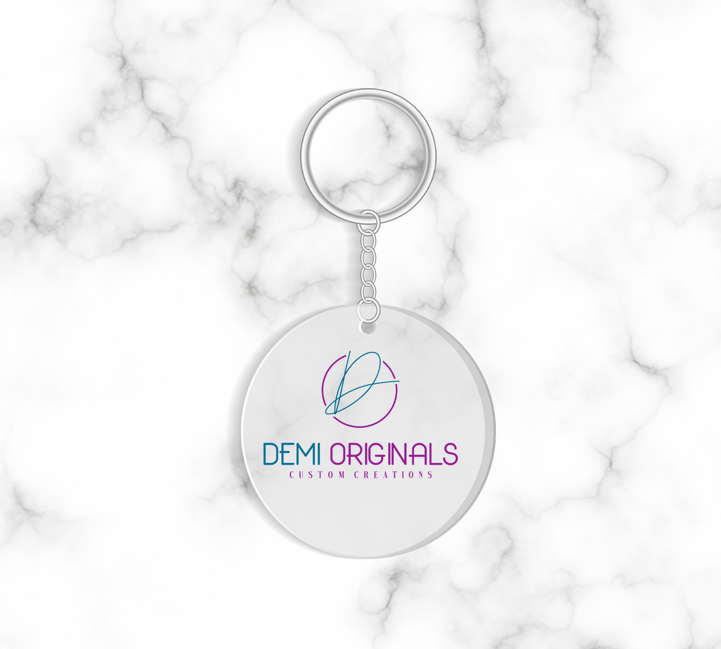 Round Keychain